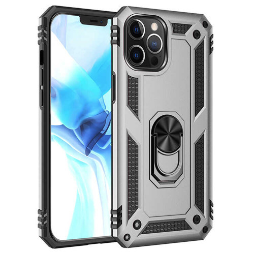 iPhone 12 Pro Uyumlu KHYR Vega Kılıf-Gri