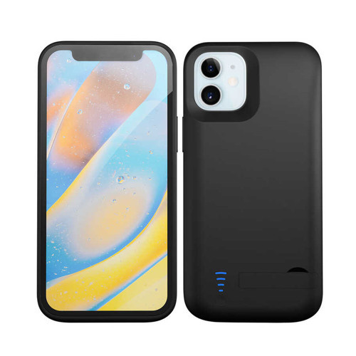 iPhone 12 KHYR Şarjlı Kılıf-Siyah