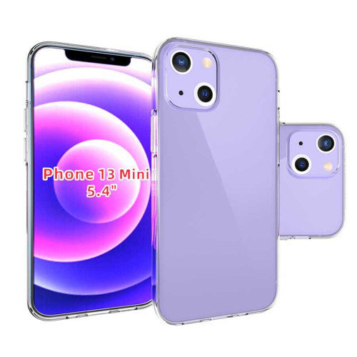 iPhone 13 Mini Uyumlu KHYR Süper Silikon Kılıf-Renksiz