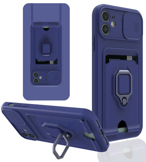iPhone 11 Uyumlu KHYR Pelit Kılıf-Lacivert