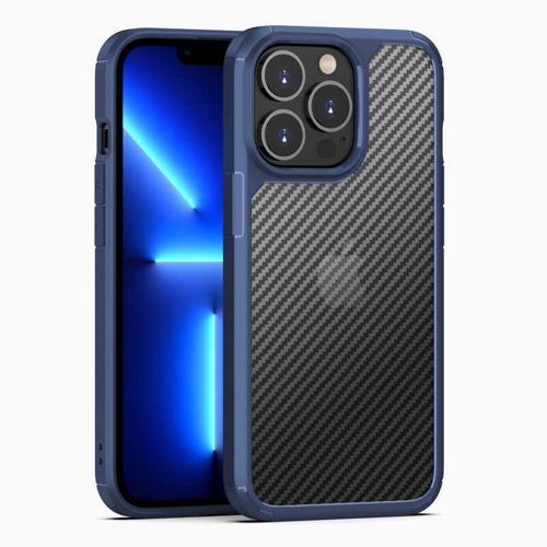 iPhone 13 Pro Uyumlu KHYR İnoks Kılıf-Mavi