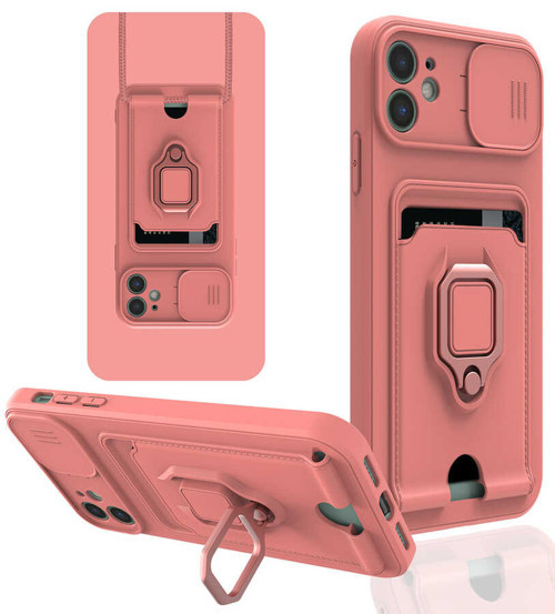 iPhone 11 Uyumlu KHYR Pelit Kılıf-Pembe
