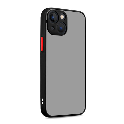 iPhone 13 Uyumlu KHYR Hux Kılıf-Siyah