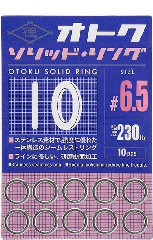 Otoku Solid Ring (Kapalı Halka) #6.5 (10Ad)