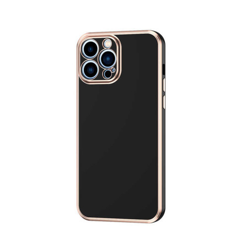 iPhone 12 Pro Max Uyumlu KHYR Bark Kılıf-Siyah