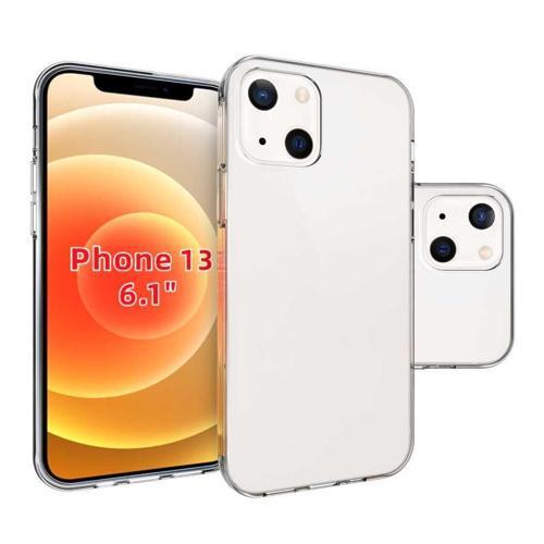 iPhone 13 Uyumlu KHYR Süper Silikon Kılıf-Renksiz