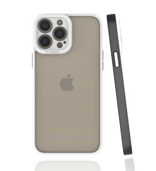 iPhone 13 Pro Max Uyumlu KHYR Mima Kılıf-Siyah