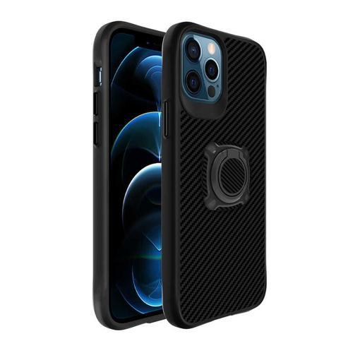 iPhone 12 Pro Max Uyumlu KHYR Timo Kılıf-Siyah