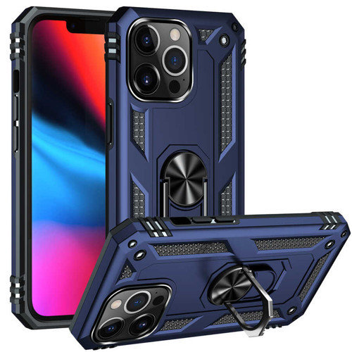 iPhone 13 Pro Max Uyumlu KHYR Vega Kılıf-Mavi