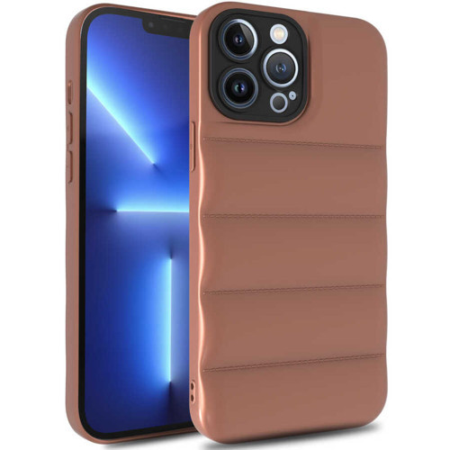 iPhone 12 Pro Uyumlu KHYR Kasis Kılıf-Kahverengi