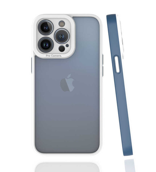 iPhone 13 Pro Uyumlu KHYR Mima Kılıf-Lacivert