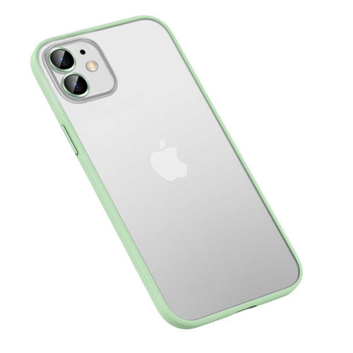 iPhone 12 Uyumlu KHYR Retro Kılıf-Yeşil