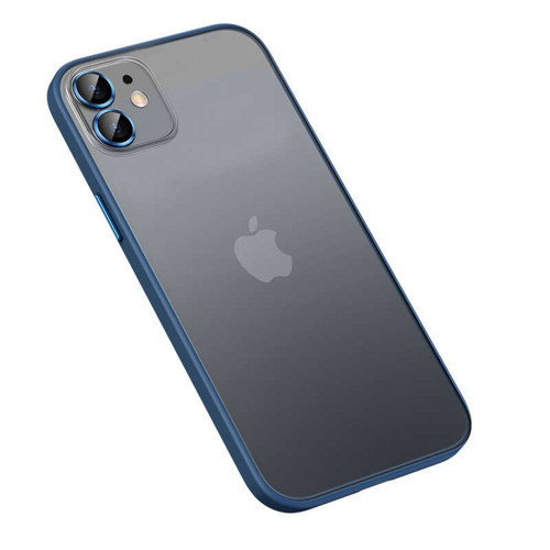 iPhone 12 Uyumlu KHYR Retro Kılıf-Lacivert