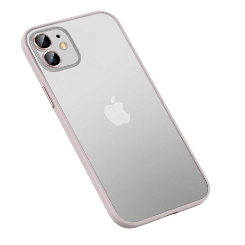 iPhone 12 Uyumlu KHYR Retro Kılıf-Rose Gold