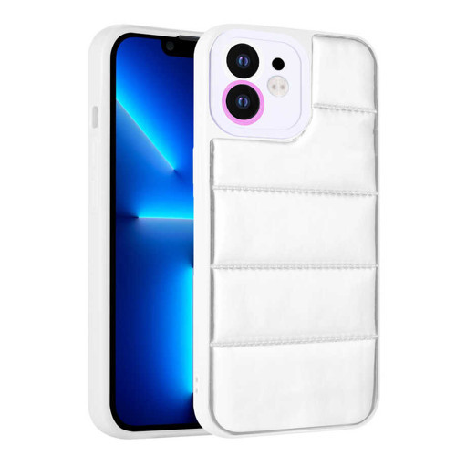 iPhone 11 Uyumlu Kamera Korumalı AiHTTgli Renkli KHYR Seksek Kılıf-Gümüş