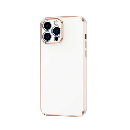 iPhone 12 Pro Max Uyumlu KHYR Bark Kılıf-Beyaz