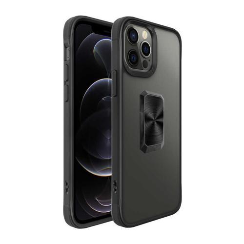 iPhone 12 Pro Max Uyumlu KHYR V-Bax Kılıf-Siyah