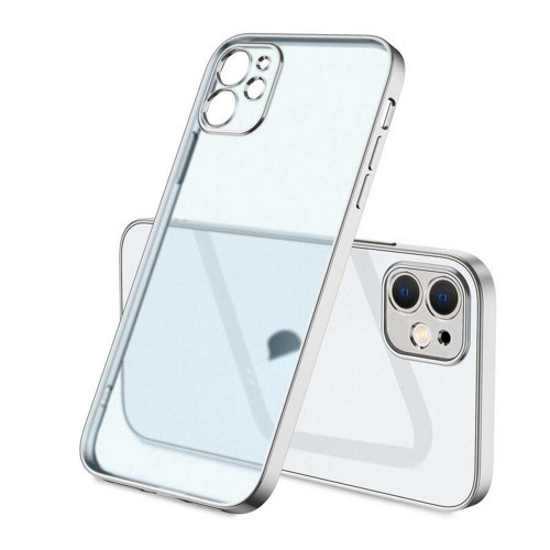 iPhone 11 Uyumlu KHYR Mat Gbox Kılıf-Gümüş