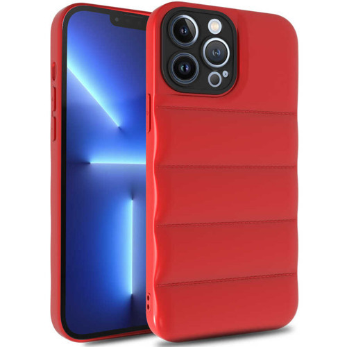 iPhone 12 Pro Uyumlu KHYR Kasis Kılıf-Kırmızı