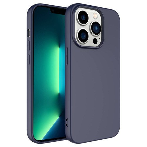 iPhone 14 Pro Max Uyumlu KHYR LSR Lansman Kılıf-Lacivert