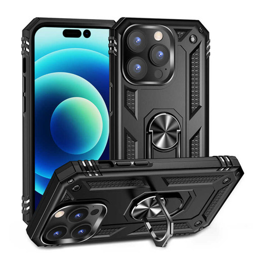 iPhone 14 Pro Uyumlu KHYR Vega Kılıf-Siyah