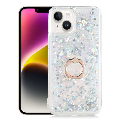 iPhone 14 Plus Uyumlu KHYR Milce Kılıf-Gümüş