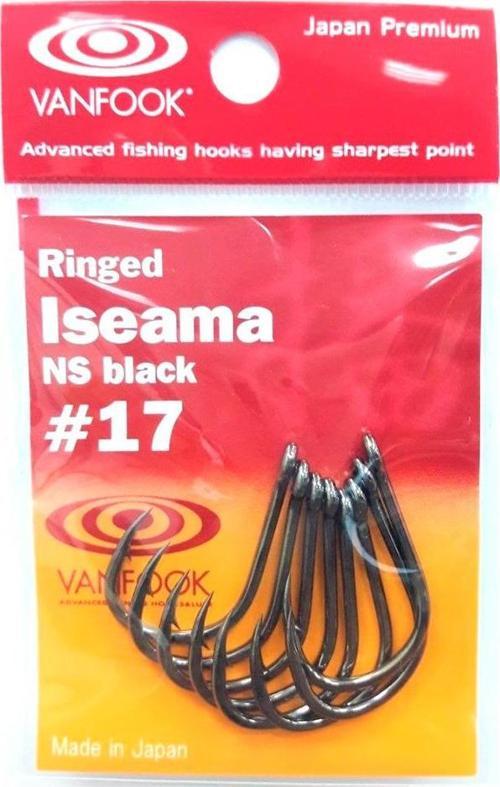 Ringed Iseama Delikli İğne NS Black #17