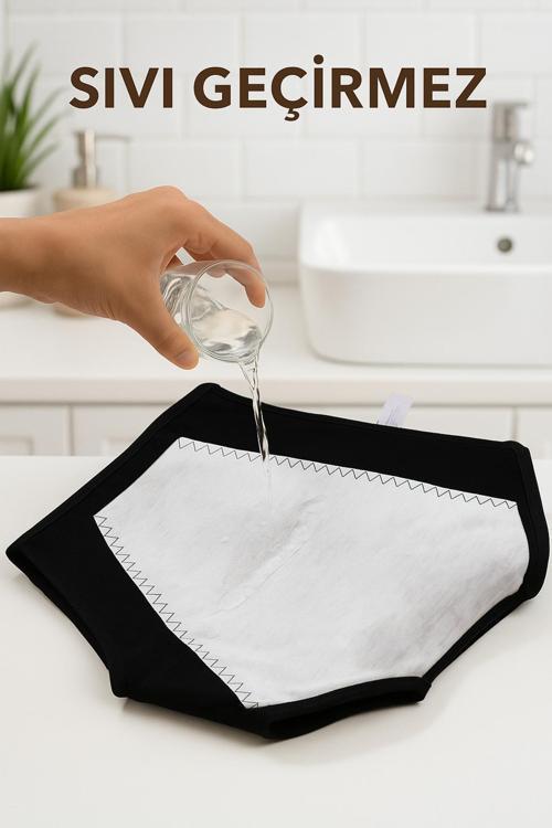 Regl Dönemi Için Özel Tasarım Kadın Külodu, Yüksek Emicilik