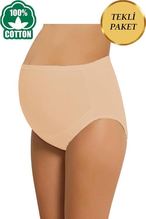 Ten Rengi Hamile Külodu Toparlayıcı Yüksek Bel Esnek Lohusa Külodu