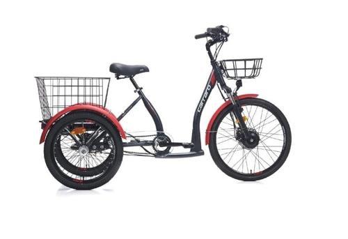 E-LINE ePACK 2.1 UNISEX BİSİKLET 410H HD 24 JANT NEX.3 VİTES MAT SİYAH KIRMIZI GRİ