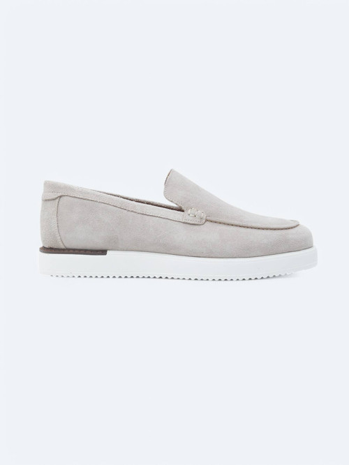Bej Süet Smart Casual Ayakkabı