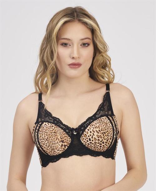 MOONLIGHT 2209 BALENLİ DESTEKSİZ LEOPAR SÜTYEN
