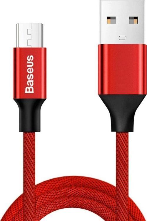 CAMYW-A01 Yiven Micro USB 1 Metre Şarj Kablosu Kırmızı