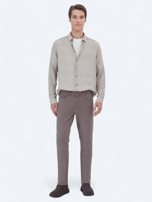 Vizon Slim Fit Denim Pamuk Karışımlı Pantolon