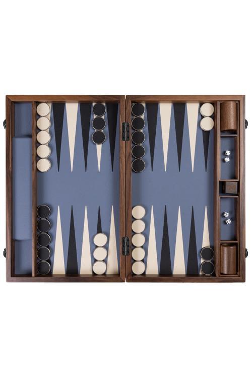 LÜKS DERİ - AHŞAP PROFESYONEL TAVLA TAKIMI