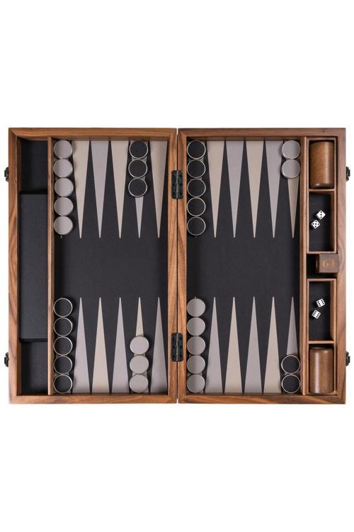 LÜKS DERİ - AHŞAP PROFESYONEL TAVLA TAKIMI