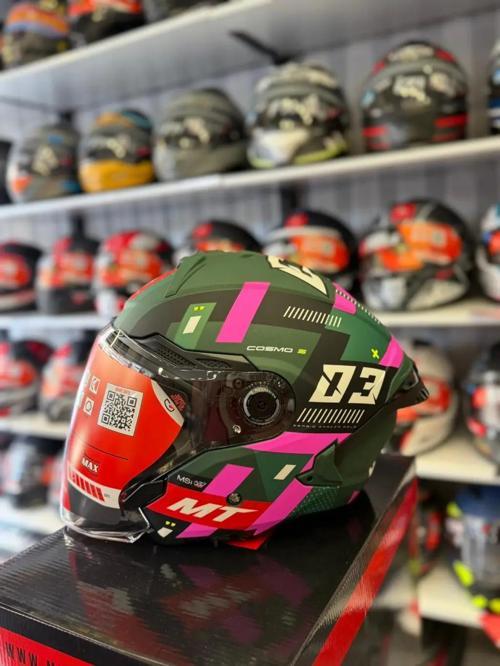 KASK MT COSMO SV SERGIO GARCIA D18 MAT PEMBE/YEŞİL