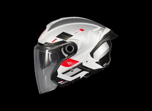 KASK MT COSMO SV Silence A2 Gloss GÜMÜŞ GÖZLÜKLÜ