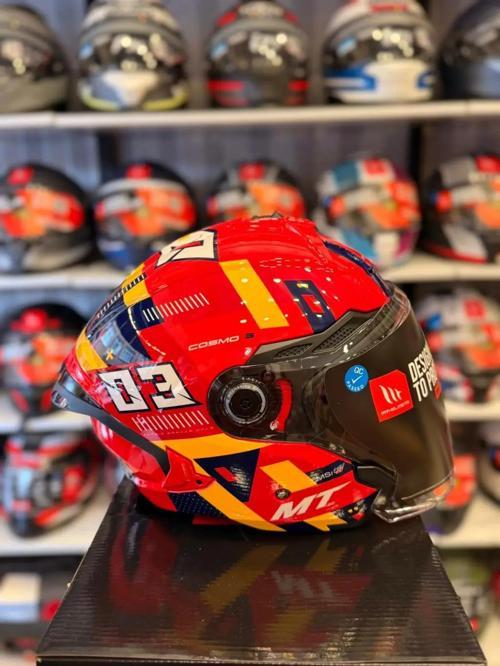 KASK MT COSMO SV SERGIO GARCIA E5 PARLAK KIRMIZI