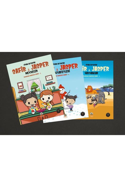 Safir Ve Jasper - Ingilizce Çocuk Seti (TÜRKÇE ÖYKÜLERLE 3 KİTAP)