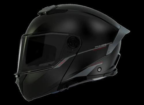 KASK MT ATOM 2 A11 ÇENE AÇILIR MAT SİYAH
