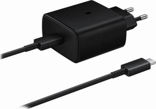 Samsung Uyumlu 45W Type-C Hızlı Şarj Cihazı Seti Siyah