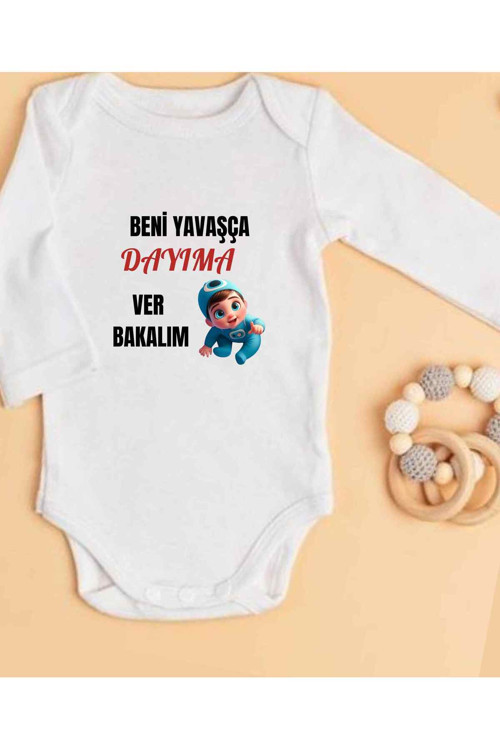 Dayı Oldum Dayıya Hediye İsimli Zıbın İsimli Bebek