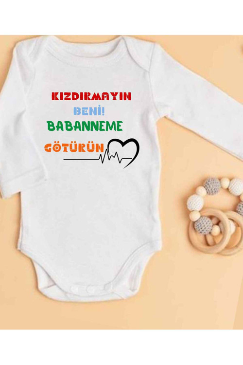 Babanne Yazılı Zıbınbabanneye Hediye İsimli Zıbın İsimli Bebek
