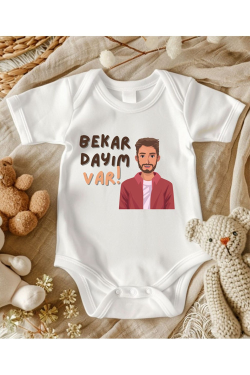 Dayı Yazılı Yenidoğan Anne Baba Hala Yenge Amca Dayıya