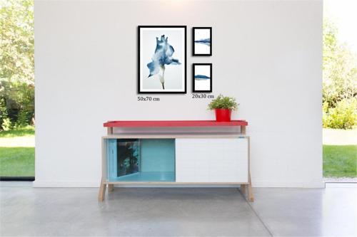 Çerçeveli Doku Efektli Tablo Seti 75x70 cm