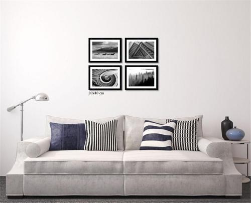 Çerçeveli Doku Efektli Tablo Seti 85x65 cm