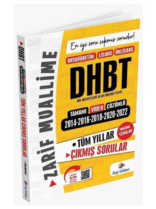 Dizgi Kitap DHBT Çıkmış Sorular Video Çözümlü - Zarif Muallime