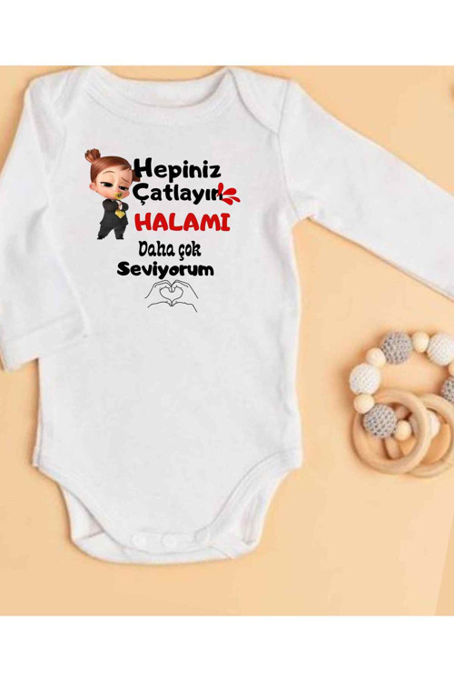 Hala Yazılı Bebek Hala Oluyorsun Halaya Hediye
