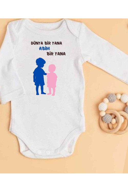 İsimli Bebek Abi Yazılı Bebek Abla Yazılı Bebek